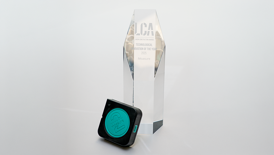 Moasure wins Technological Innovation of the Year at London Construction Awards